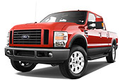 AUT 14 IZ0053 01
2010 Ford F-250 Crew Cab Red 3/4 Front View Studio