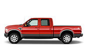AUT 14 IZ0055 01
2010 Ford F-250 Crew Cab Red Profile View Studio