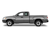 AUT 14 IZ0062 01
2007 Mitsubishi Raider Extended Cab Pickup Truck Gray Profile View Studio