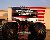 AUT 14 RK0827 02
1990 Chevrolet Monster Truck Copenhagen Skoal Crusher Rear View