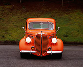 AUT 14 RK1040 01
1938 Ford Pick Up Truck Orange Head On Shot On Pavement