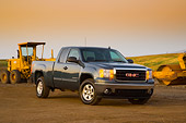AUT 14 RK1331 01
2007 GMC Sierra 1500 4WD Extended Cab SLE1 Gray 3/4 Front View By Construction Equipment
