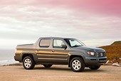 AUT 14 RK1379 01
2008 Honda Ridgeline Pickup Truck Gray 3/4 Front View By Ocean