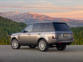 AUT 15 BK0003 01
2012 Land Rover Range Rover Gray 3/4 Rear View On Gravel By Trees And Mountains