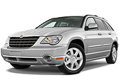 AUT 15 IZ0680 01
2009 Chrysler Pacifica Touring Silver 3/4 Front View Studio