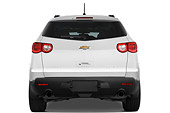AUT 15 IZ0698 01
2010 Chevrolet Traverse LTZ White Rear View Studio