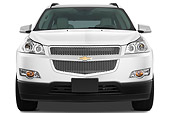 AUT 15 IZ0699 01
2010 Chevrolet Traverse LTZ White Front View Studio