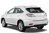 AUT 15 IZ0737 01
2012 Lexus RX350 White 3/4 Rear View Studio