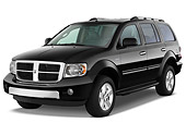 AUT 15 IZ0750 01
2009 Dodge Durango Hybrid Black 3/4 Front View Studio