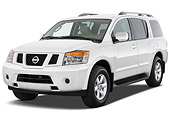 AUT 15 IZ0773 01
2013 Nissan Armada SE White 3/4 Front View Studio