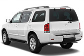 AUT 15 IZ0775 01
2013 Nissan Armada SE White 3/4 Rear View Studio