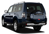 AUT 15 IZ0799 01
2010 Mitsubishi Pajero Instyle 3/4 Rear View In Studio