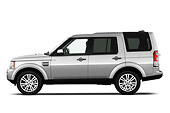 AUT 15 IZ0815 01
2013 Land Rover LR4 Silver Profile View On White Seamless