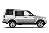 AUT 15 IZ0816 01
2013 Land Rover LR4 Silver Profile View On White Seamless