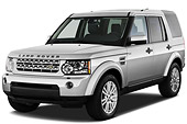 AUT 15 IZ0817 01
2013 Land Rover LR4 Silver 3/4 Front View On White Seamless