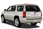 AUT 15 IZ0828 01
2013 Cadillac Escalade Hybrid White 3/4 Rear View On White Seamless