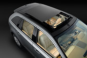 AUT 15 IZ0833 01
2009 Lincoln MKX Gray Overhead View Studio