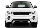 AUT 15 IZ0864 01
2013 Land Rover Range Rover Evoque SUV White Front View On White Seamless