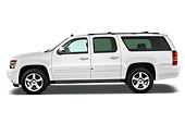 AUT 15 IZ0874 01
2013 Chevrolet Suburban LTZ White Profile View On White Seamless