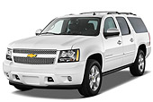AUT 15 IZ0876 01
2013 Chevrolet Suburban LTZ White 3/4 Front View On White Seamless
