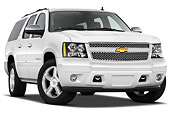 AUT 15 IZ0877 01
2013 Chevrolet Suburban LTZ White 3/4 Front View On White Seamless