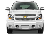 AUT 15 IZ0881 01
2013 Chevrolet Suburban LTZ White Front View On White Seamless