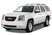 AUT 15 IZ0884 01
2012 GMC Yukon SLE White 3/4 Front View On White Seamless