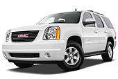 AUT 15 IZ0886 01
2012 GMC Yukon SLE White 3/4 Front View On White Seamless
