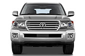 AUT 15 IZ0904 01
2012 Toyota Land Cruiser V8 SUV Silver Front View On White Seamless