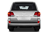 AUT 15 IZ0905 01
2012 Toyota Land Cruiser V8 SUV Silver Rear View On White Seamless