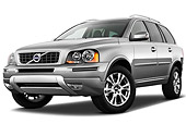 AUT 15 IZ0906 01
2012 Volvo XC90 Silver 3/4 Front View On White Seamless
