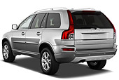 AUT 15 IZ0913 01
2012 Volvo XC90 Silver 3/4 Rear View On White Seamless