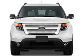 AUT 15 IZ0921 01
2011 Ford Explorer XLT White Front View On White Seamless