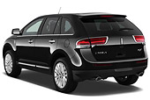 AUT 15 IZ0925 01
2011 Lincoln MKX Black 3/4 Rear View On White Seamless