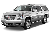 AUT 15 IZ0931 01
2013 Cadillac Escalade ESV Premium 2WD Silver 3/4 Front View On White Seamless