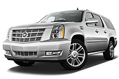 AUT 15 IZ0933 01
2013 Cadillac Escalade ESV Premium 2WD Silver 3/4 Front View On White Seamless