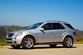 AUT 15 RK1154 01
2007 Mercedes-Benz ML63 AMG SUV Silver 3/4 Front View On Pavement