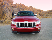 AUT 15 RK1251 01
2012 Jeep Grand Cherokee Limited 4X4 Red Front View On Pavement
