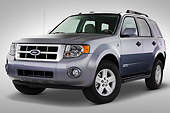 AUT 15 IZ0030 01
2010 Ford Escape Hybrid Blue 3/4 Front View Studio