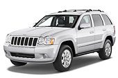 AUT 15 IZ0051 01
2008 Jeep Grand Cherokee Limited Silver 3/4 Front View Studio