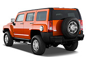 AUT 15 IZ0059 01
2010 Hummer H3 Alpha Orange 3/4 Rear View Studio