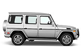 AUT 15 IZ0061 01
2010 Mercedes-Benz G55 AMG Silver Profile View Studio