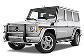 AUT 15 IZ0064 01
2010 Mercedes-Benz G55 AMG Silver 3/4 Front View Studio