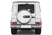 AUT 15 IZ0066 01
2010 Mercedes-Benz G55 AMG Silver Rear View Studio