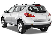 AUT 15 IZ0069 01
2010 Nissan Murano Silver 3/4 Rear View Studio