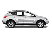 AUT 15 IZ0073 01
2010 Nissan Murano Silver Profile View Studio