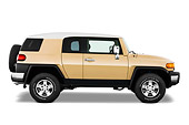 AUT 15 IZ0076 01
2013 Toyota FJ Cruiser Yellow Profile View Studio