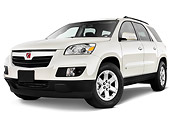 AUT 15 IZ0083 01
2010 Saturn Outlook XR White 3/4 Front View Studio