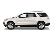 AUT 15 IZ0086 01
2010 Saturn Outlook XR White Profile View Studio