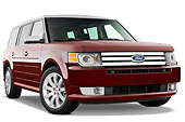 AUT 15 IZ0092 01
2010 Ford Flex Limited Cinnamon/White 3/4 Front View Studio